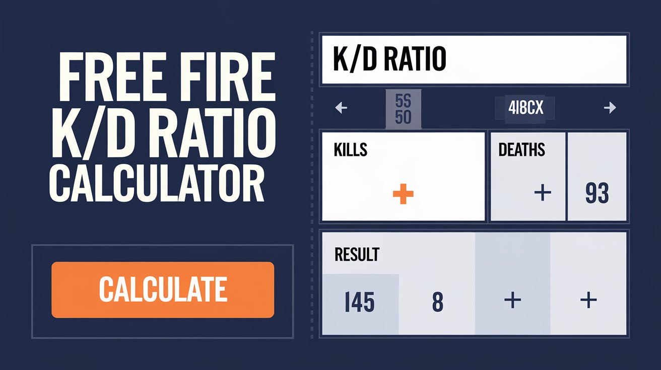 Free Fire K/D Ratio Calculator