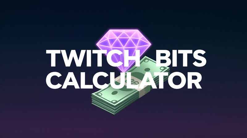Twitch Bits to USD Calculator